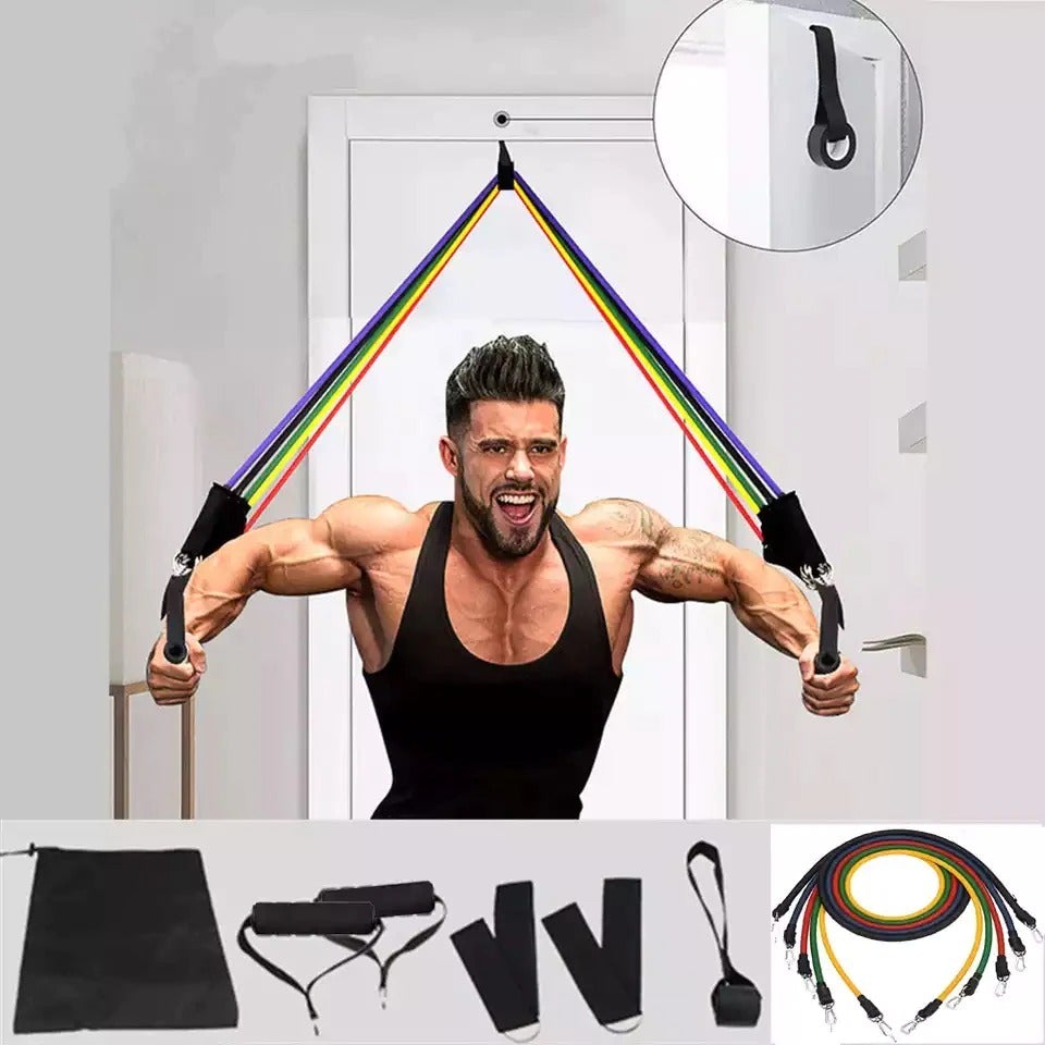 11-Piece Resistance Band Workout Set