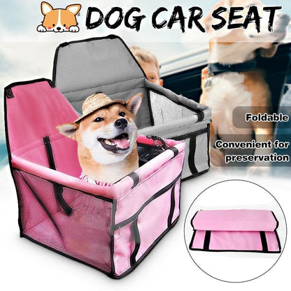 Pet Car Hammock Seat Foldable & Secure